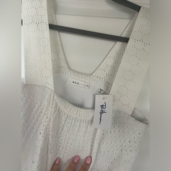 New With Tags A.L.C. Elodie Top in White - Picture 3 of 4